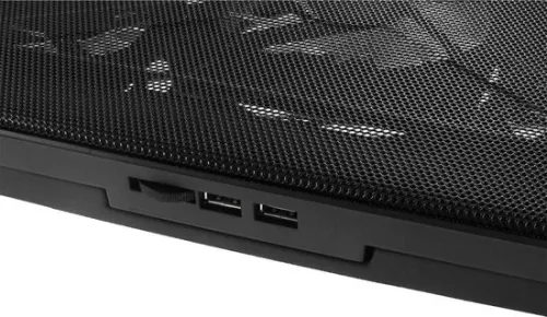 merkloos Laptop Cooler - Laptop Cooling - Ergonomic - Silent - 5 Fans - Adjustable - Black (6150710343387)