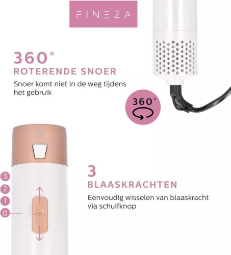 merkloos ShopGlobe Hair Dryer Brush - Curling Brush - Airstyler - Multistyler - Hot Air Brush (9501478914666)