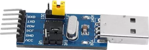 merkloos USB to IIC I2C UART Converter Adapter Module - Serial Data ISP Program Download - LED Lamp Status Display - Voltage Output . (8785310337641)