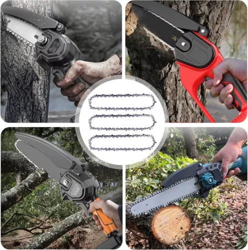 merkloos Saw chain 20 cm 11 mm 33 TG compatible with Einhell ForteXXA 18-20 TH & GC-LC 18-20 Li T - Low-kickback chain - WORX WG349E.9 . (6152356614661)