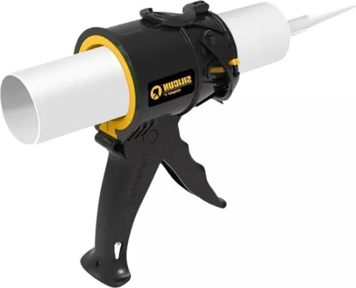 merkloos Anti-Drip Extreme-Duty Caulking Gun - Patented New and Innovative Design - Lightweight ABS Frame - For the Smallest to the Largest Jobs - Professional Use (8785301319779)