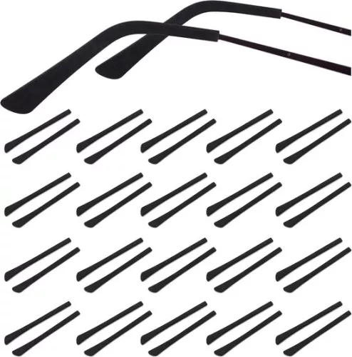 merkloos 20 pairs of silicone coated eyeglass end caps - non-slip temple repairs - soft non-slip coating - non-slip temples - temples (6152350584588)