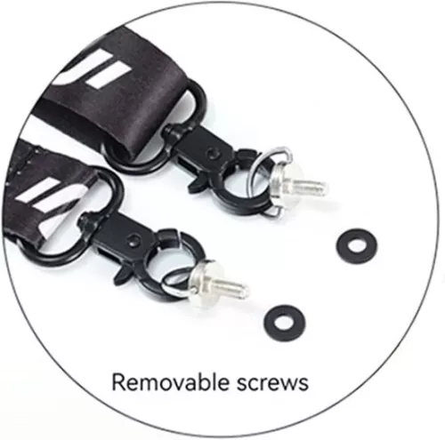 Genric Generic Lanyard Neck Strap Compatible with DJI RC/RC PRO/RC 2, Universal Buckle Strap for Mini 4 Pro/Mini 3 Pro/Mavic 3 Pro/Air 2S/Air 3 Screen Remote Controller Drone Accessories, 76-140cm, Black,, (4910843434343)