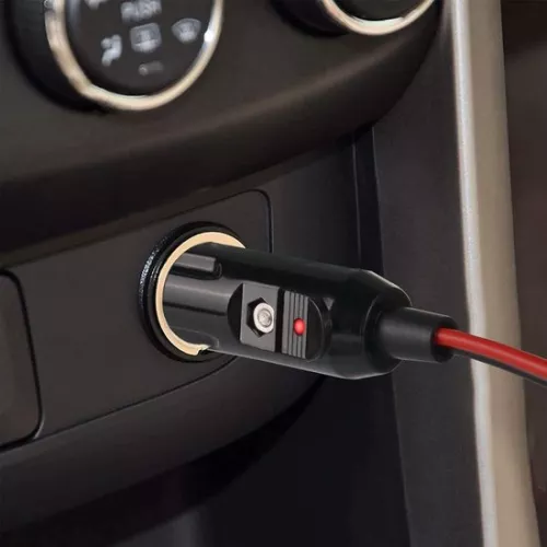 merkloos Cigarette Lighter Extension Cable - 3m Waterproof - 20 AWG - 15A Fuse - 12V/24V - DC Adapter for Boat Motorcycle (8785305910729)