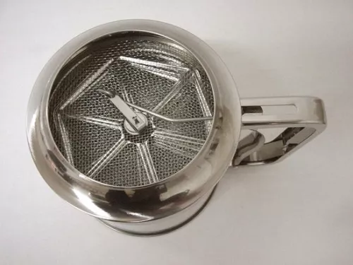 merkloos Sieb, Mehlsieb, Puderzucker, Küchensieb - Edelstahl - 500 g (4800437595256)