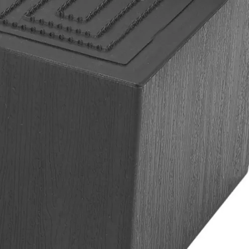 merkloos Furniture Raiser Feet - Rectangular Leg Mat - Elevated Rubber Bed Foot - Cabinet Foot Pads - Black - 3 Inch - Pack of 4 - Room Furniture - Sofa Lifts (8785301426507)