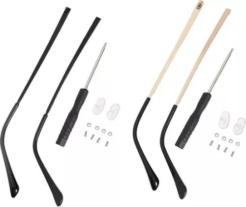 merkloos Replacement Leg Accessories | Eyeglass Temple Arms | Universal Eyewear Repair Frame Temple Replacement with Screwdriver Screw Washer | HTML Content | 4 PCS | 2 Colors . (8785310236388)