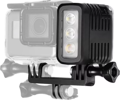 merkloos Waterproof LED Video Light for Cameras - Dimmable Underwater Light - Dive Light - Compatible with GoPro 4 3 2 1 . (8785311195400)