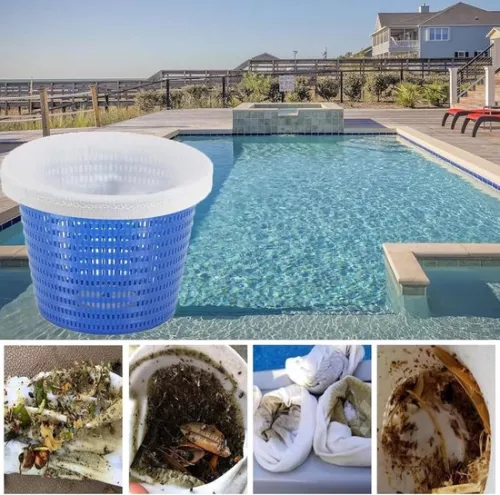 merkloos 10 pieces swimming pool skimmer socks for fine filtering - reusable filter socks for skimmer nets - filter accessories for Piscine . (6152316287201)