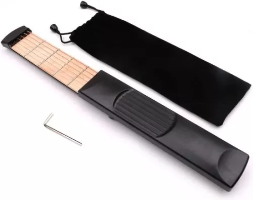 merkloos 6 Fret Portable Left Hand Pocket Guitar Practice Tool - Guitar Gadget Chord Trainer for Beginner Guitarist Practice Training (8785307206912)