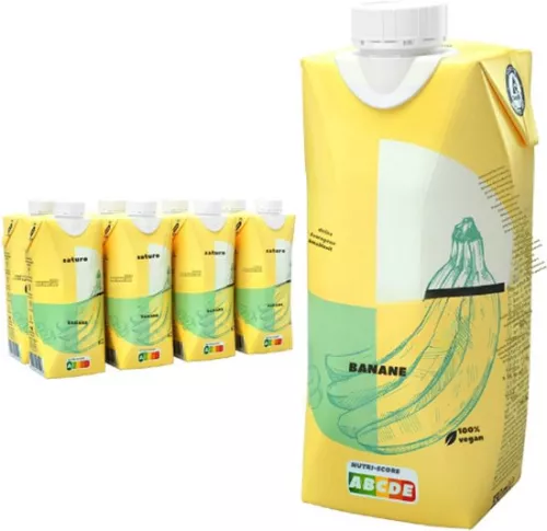 merkloos Complete Meal - Meal Replacement - Ready-Made - Affordable Food - Banana - 330 Kcal - 8 x 330 ml (8721277169574)