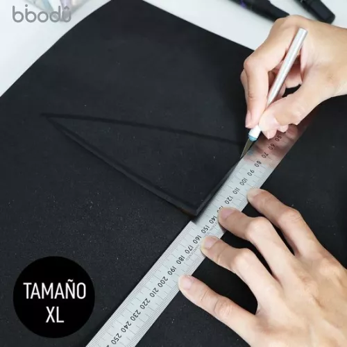 merkloos Pack of 2 rolls of EVA foam 5mm Black Foam Rubber Foam Sheets - craft cosplay foam craft foam - boys girls - Sheet size 150cm x 32cm Black (8785297503459)