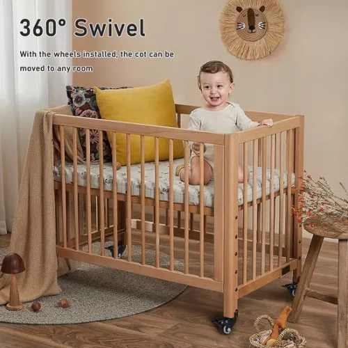 merkloos 4 pieces furniture castors 50 mm, M8 x 25 mm screw, silent swivel castors 2 with brake up to 70 kg (per castor), 360 degree rotation, rubber wheels for transport rollers / rollers for appliances and furniture (0726852607258)