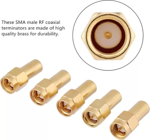 merkloos RF Coaxial Tuned Terminator Power Output 50 Ohm 2 W - Pack of 5 (8785306330854)