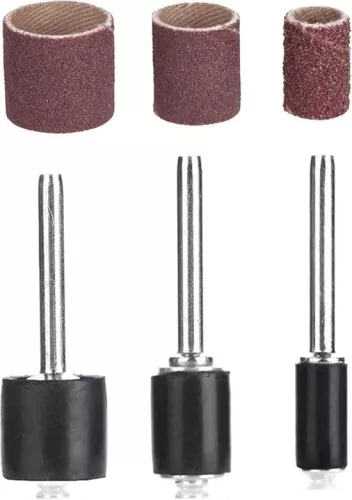 merkloos Insert Rings Sand Ring Sand Drum Steel Copper Sand 102 Pieces - Sanding Belt Sand Drum Rotary Abrasive Sanding Ring - Grinding Polishing Tool in HTML . (8785310159922)