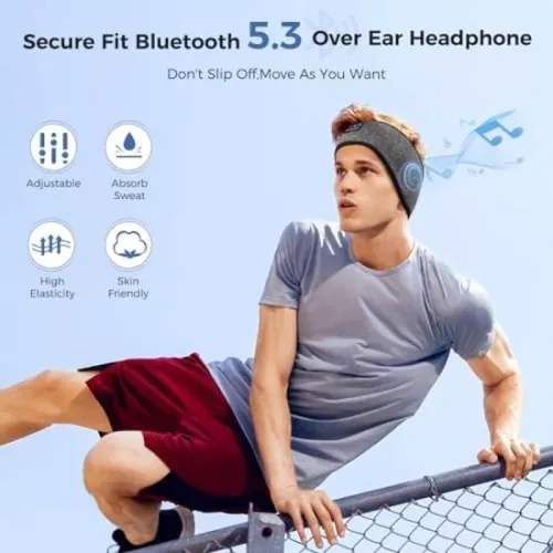 Sans marque Sleep Headphones Bluetooth Headband 3-in-1 with Ultra-thin HD Speakers (6152819161107)