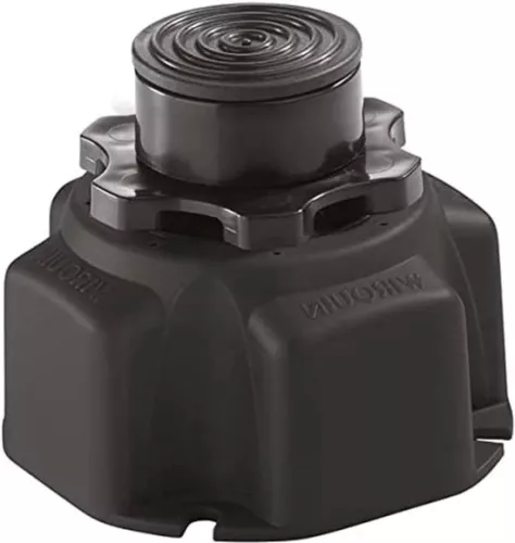 merkloos Set of 6 legs for shower tray - black - sturdy support (9504117656156)