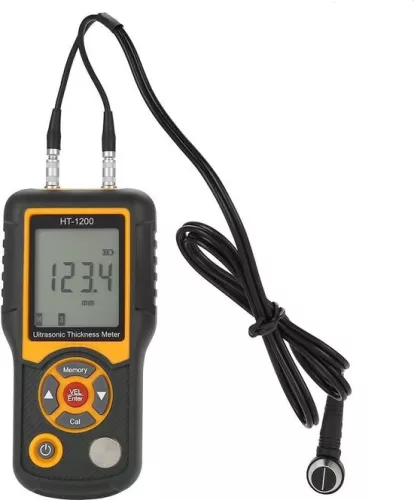 merkloos Digital Ultrasonic Thickness Gauge HT-1200 Measuring Range 12-225mm Four-Digit LCD Monitor. . (8785309128892)