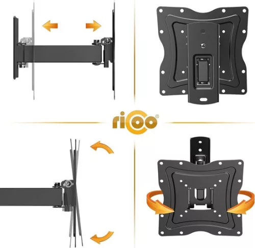 merkloos Swivel wall mount for 30-55 inch TVs up to 30 kg - Universal - VESA 200x200 mm - S1222 (6150850333361)