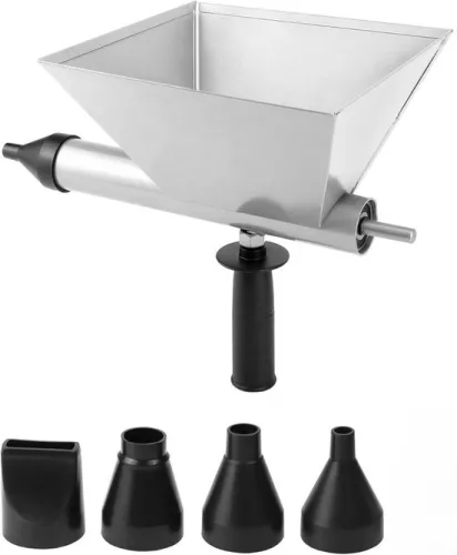 merkloos Electric mortar gun, full metal cement caulking gun with 4 nozzles (5328843051092)