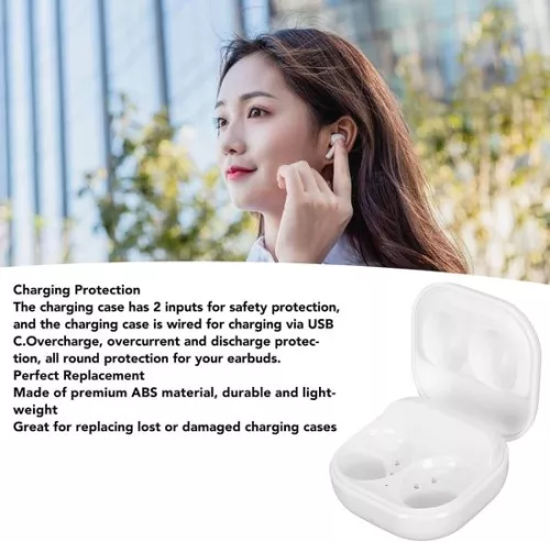 merkloos Replacement Charging Case Samsung Galaxy Buds 2 SM R177 - Wireless Charging - Bluetooth Pairing . (6152310595517)