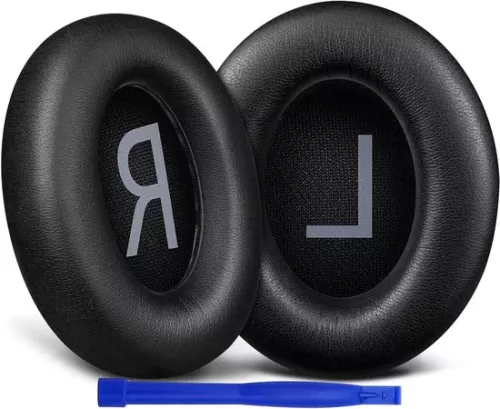 merkloos Replacement Ear Cushions for Bose 700 (nc700) Wireless Headphones, Softer Leather Noise Cancelling High Density Foam, Extra Thickness Earpads and Cushions - Black (8785322866306)