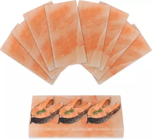 merkloos Salt Stone BBQ Accessory Salt TILE 20 cm x 10 cm x 2.5 cm 8X (9051292259431)