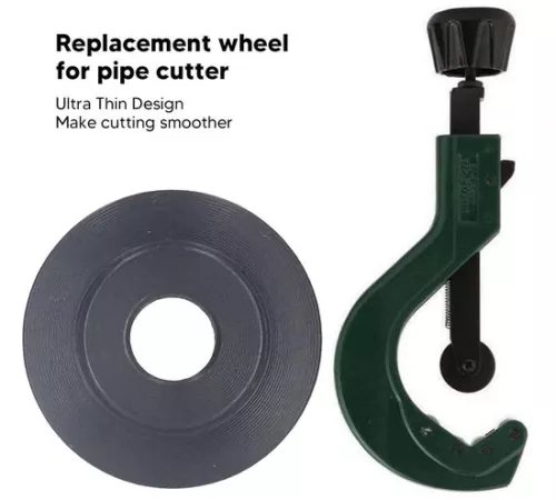 merkloos 10-Piece Set of Spare Wheels for Tube Cutters - 18mm OD 5mm ID 38mm Thin Manganese Steel Tube Cutters - Copper and Aluminum Tubing (6152345585552)