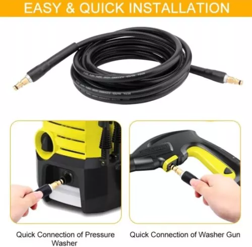 merkloos 6 m replacement hoses - for Karcher K2 K3 K4 K5 K6 K7 pressure washers - pressure washer hoses - quick couplings and quick fasteners (8156864785293)