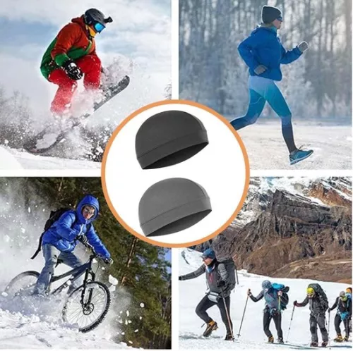 merkloos 2 pcs thin summer hat - classic beanie for men and women - black . (8785310165817)