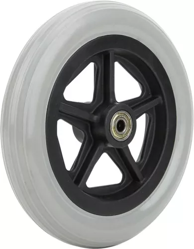 7 inch wheelchair castor wheels - non-slip rubber wheels - rollator wheel replacement - wheelchair accessories .