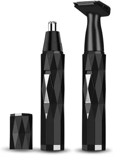 merkloos Cordless Nose and Ear Hair Trimmer - Waterproof and Rechargeable for Painless Trimming of Nose Hair Sideburns (8785310279040)