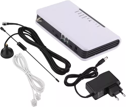 merkloos Analog GSM table telephone wireless terminal GSM module Quadband 850/900/1800/1900 MHz support receiving from telephone landline alarm recording box (EU plug) Gateway. (9501231177833)