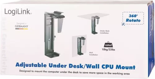 merkloos Adjustable PC stand base - 360° rotatable - suitable for computers up to 10 kg (9506695874724)