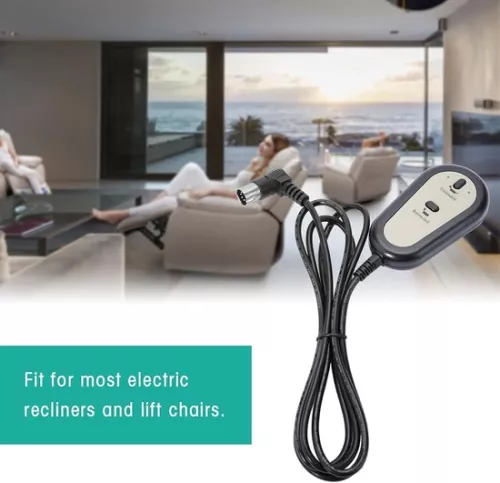merkloos Content in - Recliner Controller Lift Chair 2 Button Electric Remote Control Hand Switch Controller - Sofa Switch Controller for Electric Armchairs and Lift Chairs . (8785310250940)