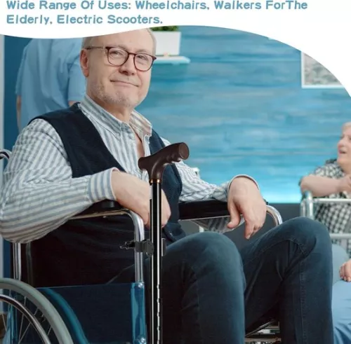 merkloos 4 crutch holders, walking stick holders, and wheelchair accessories | Universal accessories for crutches, walking sticks, wheelchair mounts, scooters, and bicycles. (8785310486448)