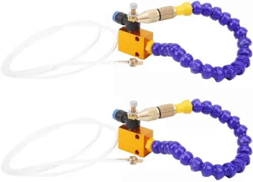 merkloos 2 Pieces Mist Coolant Lubrication Spray System for 8mm Air Line CNC Lathe Milling Drill (8785309345145)