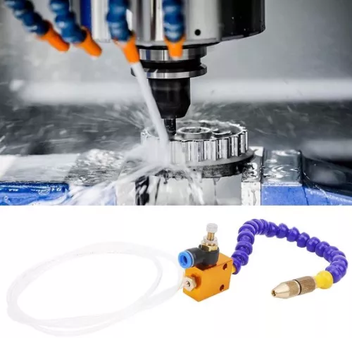 merkloos 2 Pieces Mist Coolant Lubrication Spray System for 8mm Air Line CNC Lathe Milling Drill (8785309345145)