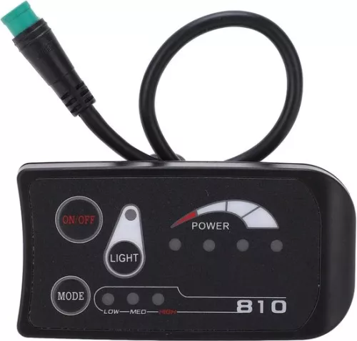 merkloos Controller Display E-bike 36V 48V Electric Bicycle - Intelligent Control Panel LED Display Meter - DIY Accessories for Electric Bicycle Scooter (9501736366374)