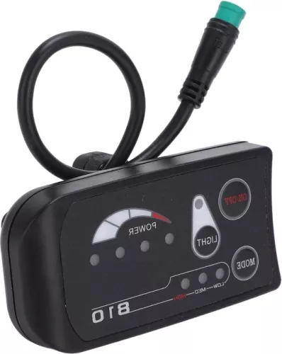 merkloos Controller Display E-bike 36V 48V Electric Bicycle - Intelligent Control Panel LED Display Meter - DIY Accessories for Electric Bicycle Scooter (9501736366374)