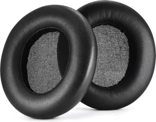 merkloos Softer Leather Ear Cushions Replacement for SteelSeries Arctis Nova Pro Wireless Headphones - Black (8785306036305)