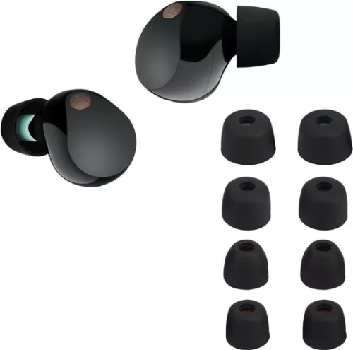unbranded 8x Replacement Earbud Covers - Silicone Tips in 4 Sizes Compatible with Sony WF-1000XM5 / WF-1000XM4 (6152522313381)