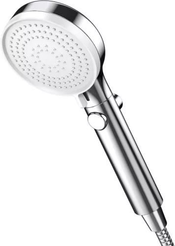 Shower head with stop function - Water saving - Chrome