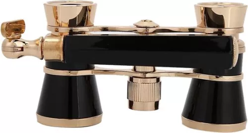 merkloos Allecto Plus - Portable Opera Theater Binoculars 3x25 for Women, Girls, and Children - Black (9318528478609)