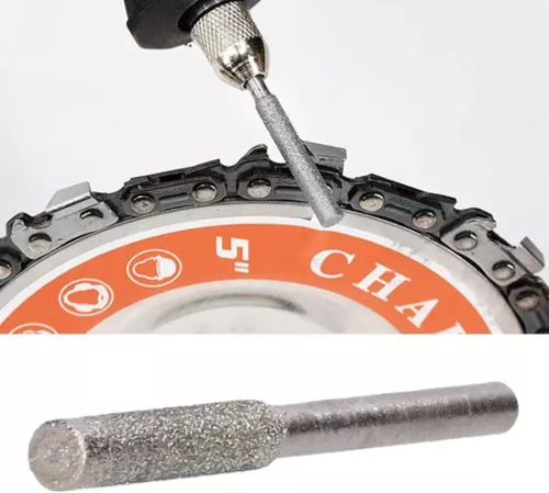 merkloos 20-Piece Chainsaw Sharpener Burr Chainsaw Sharpener - Saw Chain Sharpener - Multi Size File Chainsaw Engraving Sharpener - Silver . (8785309120568)