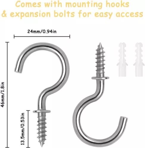merkloos 2-pack curtain ties - 60cm curtain cord buckle - hand-woven curtain ties - twisted curtain ties - with hooks - suitable for home, office, living room, bedroom (8410900123730)