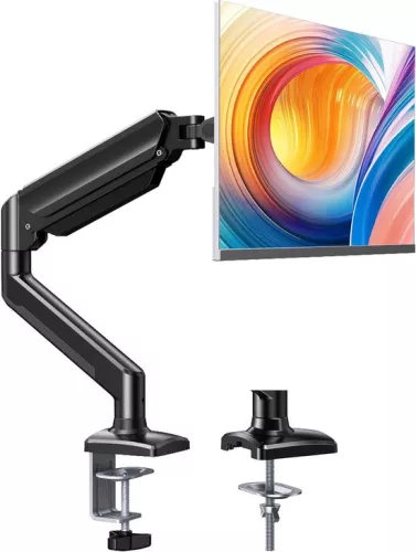 unbranded Adjustable Monitor Arm - Desk Mount for Screens - Height Adjustable - 1 Piece (9507552782886)