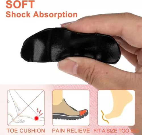 merkloos 3 Pairs of Toe Fillers - Inserts for Oversized Shoes - Adjustable Shoe Pads (8785322927007)