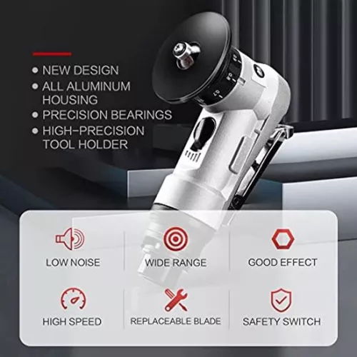 merkloos Air Trimming Machine Mini Beveling Machine Pneumatic Beveling Portable Metal Portable Handheld for Metalworking European Model Beveler - 45 Degree . (8785309344834)