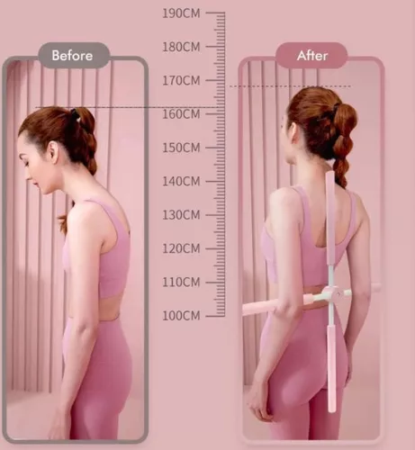 merkloos Yoga Sticks Stretching Tool - Retractable Posture Corrector Humpback Correction Stick posture corrector back brace belt (8785297325969)